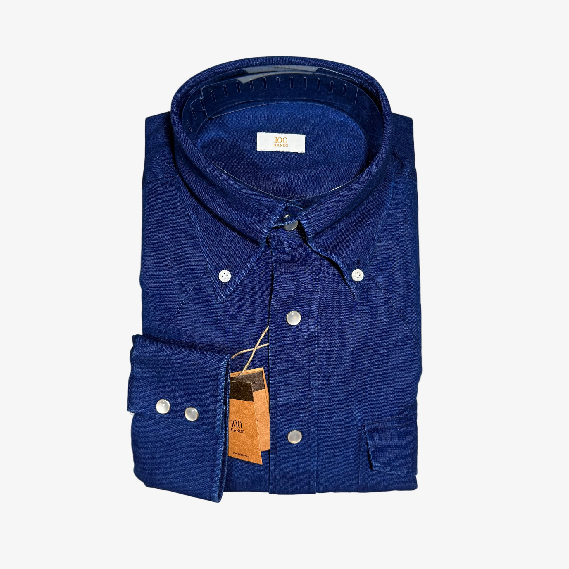 100 HANDS Indigo Western Denim Shirt