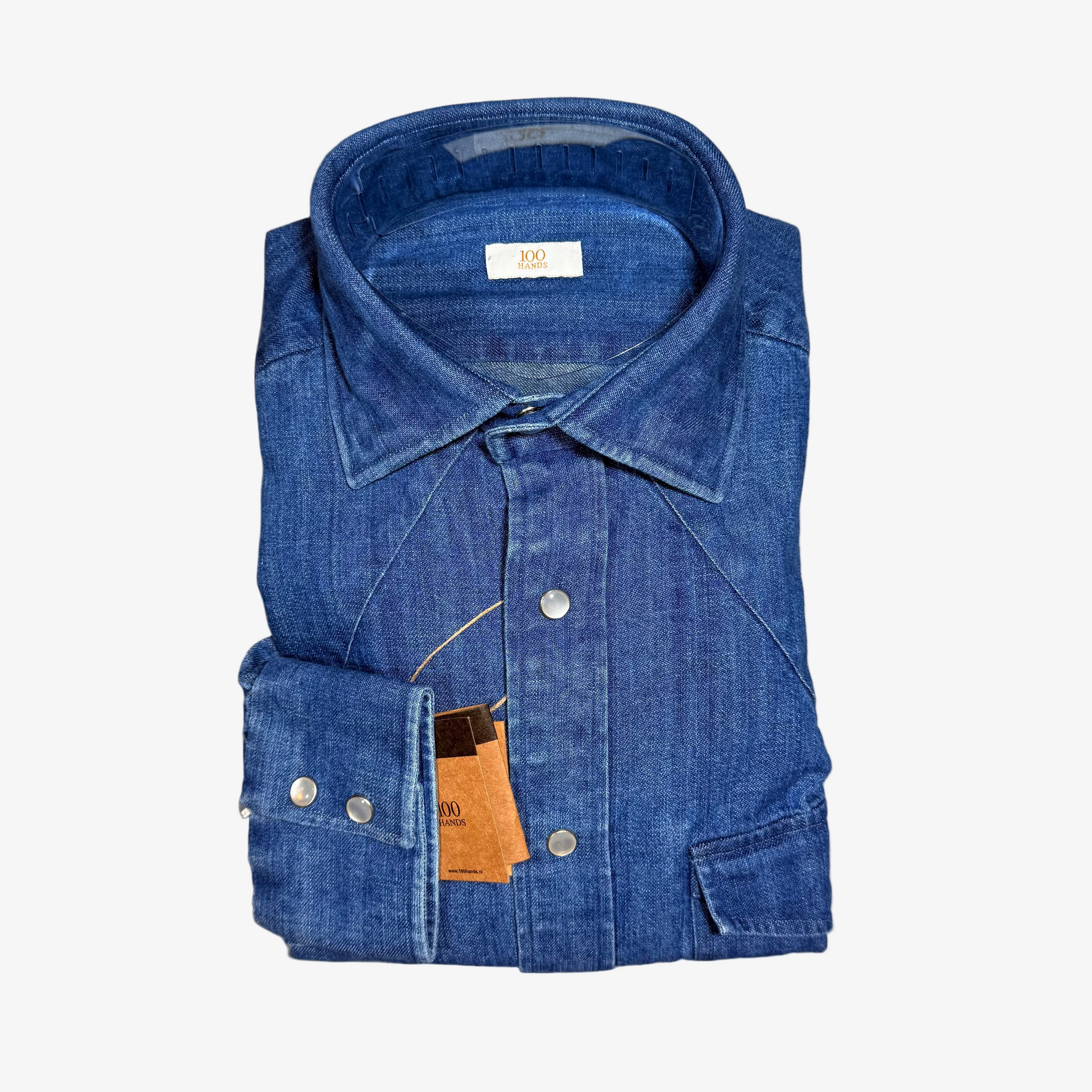 100 HANDS Blue Western Denim Shirt
