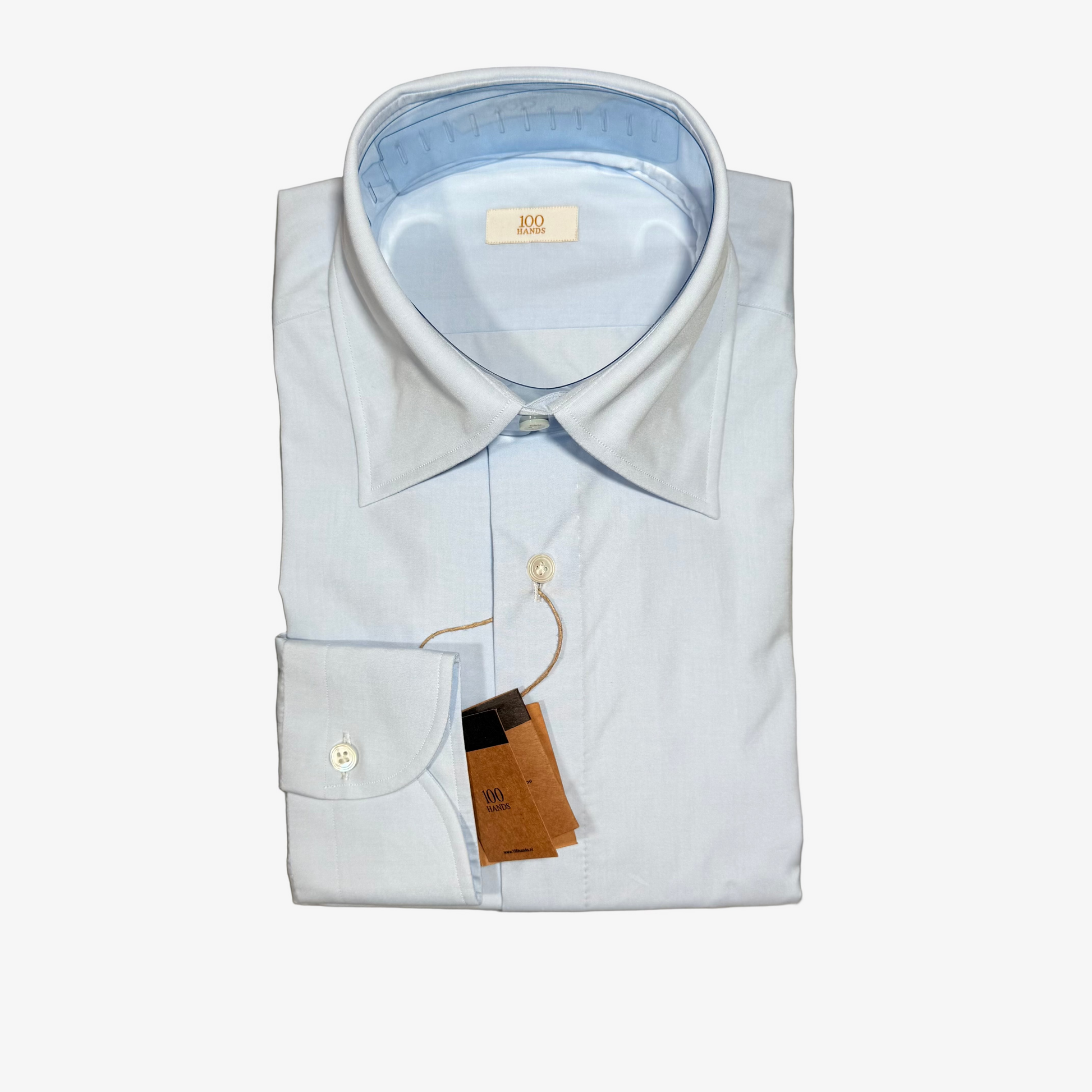 100 HANDS Light Blue Poplin Shirt