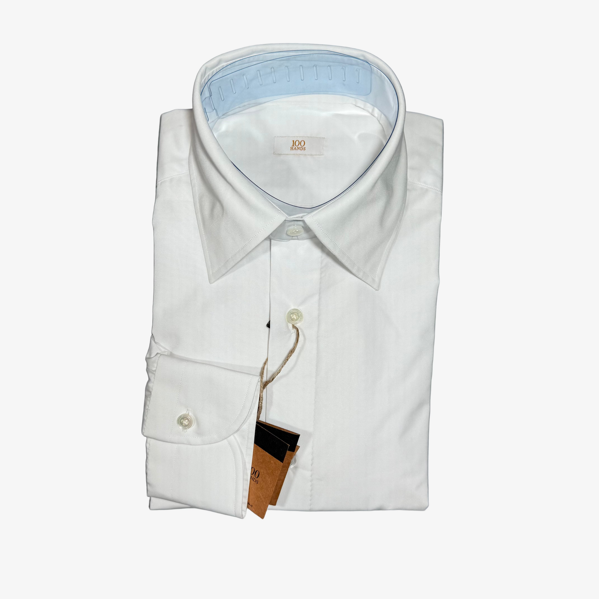 100 HANDS White Poplin Shirt